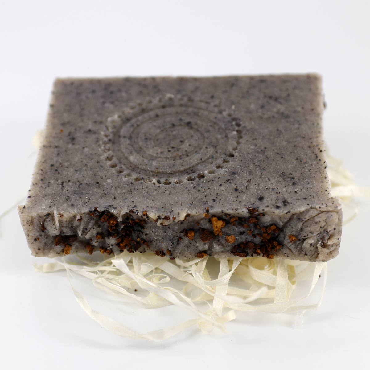 Natural Handmade Soap “Chaga, Patchouli, and Scrub” • 100 g